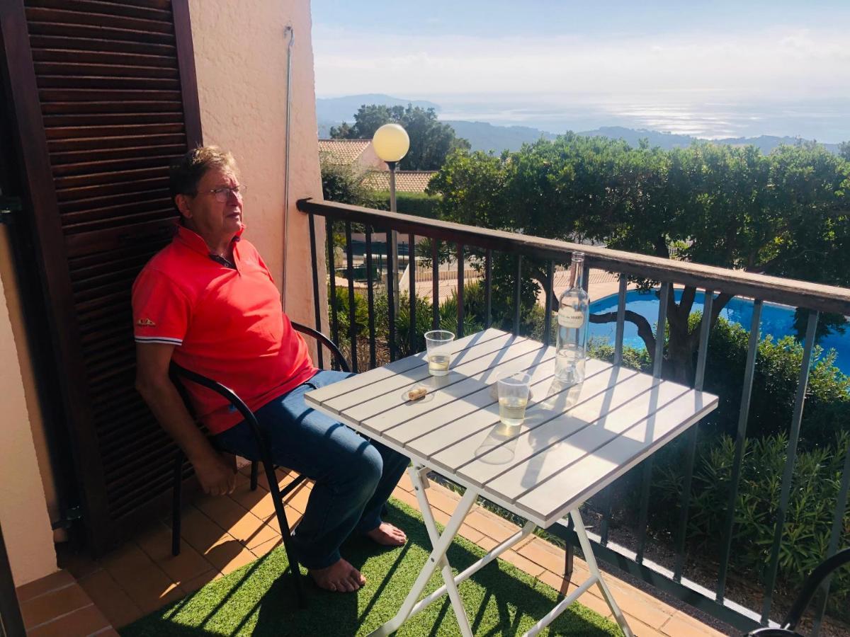 Studio Pool House Vue Mer Panoramique Amazing Sea View Wifi Linge Linen Inclut Aircondition La Croix-Valmer Exterior foto